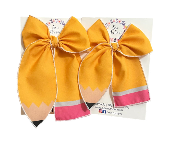 Pencil Bows // Oversized and Midi Kristen Bows