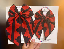 Diné Red/Black Basket Bow // Kristen Bows