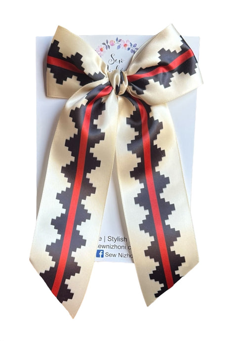 Diné Basket Ribbon Hair Ribbon Bow