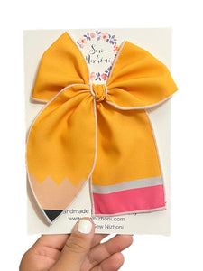 Pencil Bows // Oversized and Midi Kristen Bows