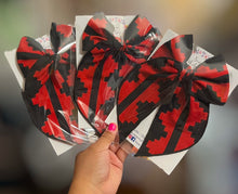 Diné Red/Black Basket Bow // Kristen Bows