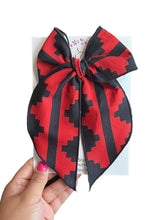 Diné Red/Black Basket Bow // Kristen Bows