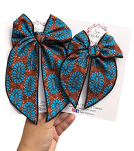 Diné Turquoise Clusters Hair Bow