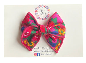 Pink Masani Flower // Kristen Bows