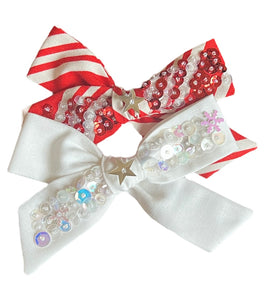 Winter Wonderland Sequined Bow