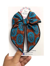 Diné Turquoise Clusters Hair Bow
