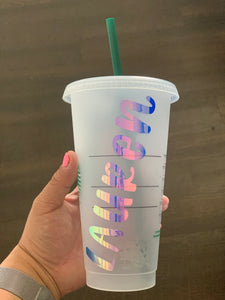 Personalized Cold Cup