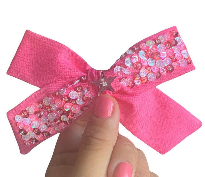 Valentine’s Sequined Bow