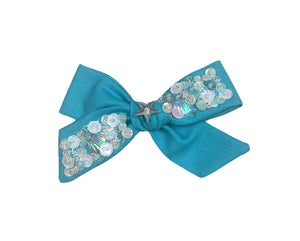 Mermaid Sequined Bow