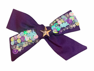 Batty Sequined Bow